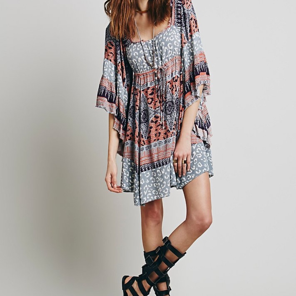 Free People Heart of Gold Print Dress